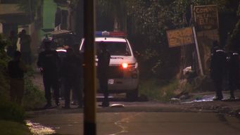 Foto: Subrayado. Policía trabaja en Agazzi y Antonio Pereira, donde el 1° de mayo hubo un homicidio y, este lunes, otro.