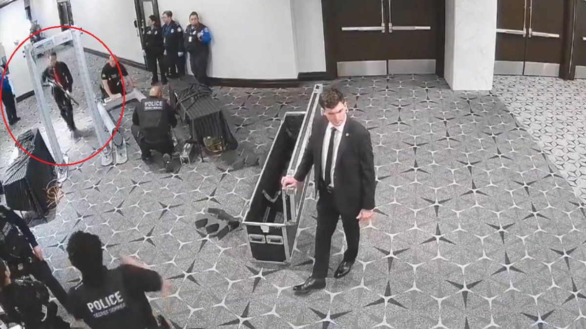 La Casa Blanca difunde nuevo video del ataque armado en cena donde estaba Trump