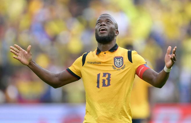 Enner Valencia, Ecuador. Foto: AFP