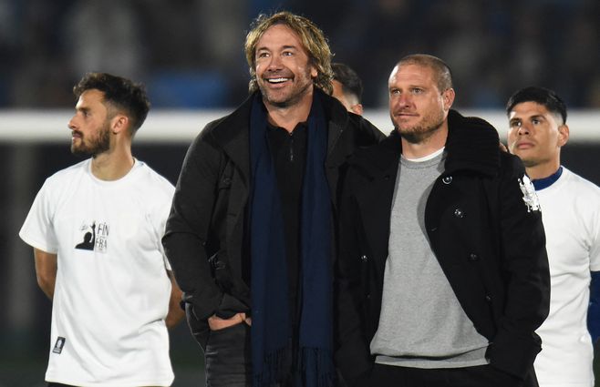 Lugano y Ruso Pérez. Foto: AFP