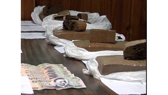 Paradoja: incautaron 10 kilos de marihuana