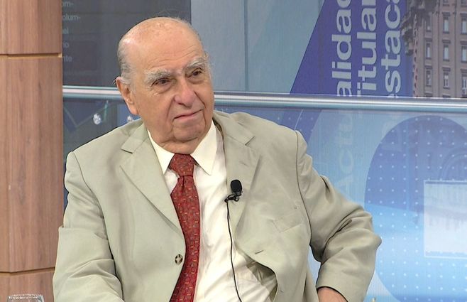 Julio María Sanguinetti, expresidente y secretario general del Partido Colorado.