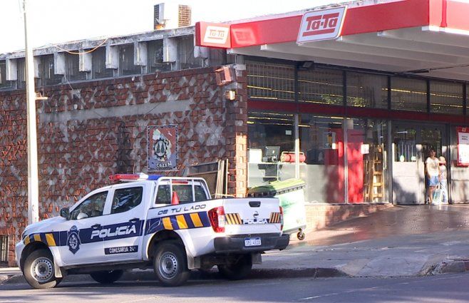 El intento de robo ocurrió la tarde de este martes en un supermercado ubicado en el barrio Cerro de Montevideo.