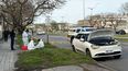El auto perseguido por la Policía con los impactos de bala. Foto: María Eugenia Scognamiglio, Subrayado.