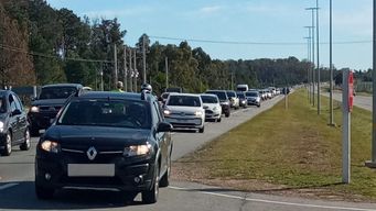 siniestro fatal: peaton de 86 anos fue atropellado al intentar cruzar la ruta interbalnearia