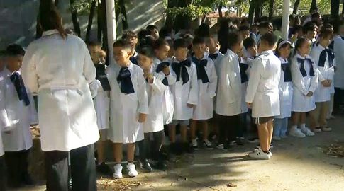 Inicio de clases con 15.000 niños menos que el año pasado y el estreno de los maestros flexibilizadores. Foto: Subrayado.