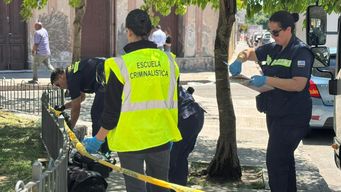 Foto: Emiliano Gutiérrez, Subrayado. Policía Científica trabaja en la escena.