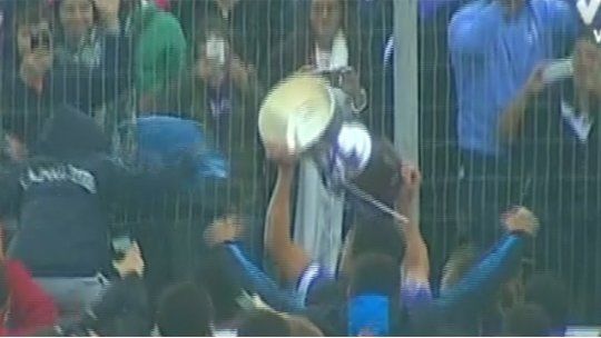 festejo violeta defensor