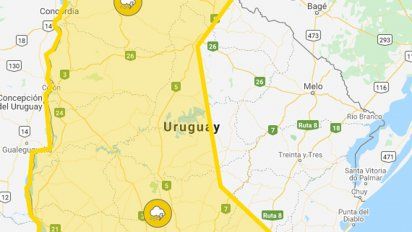 alerta amarilla para gran parte del pais por tormentas fuertes