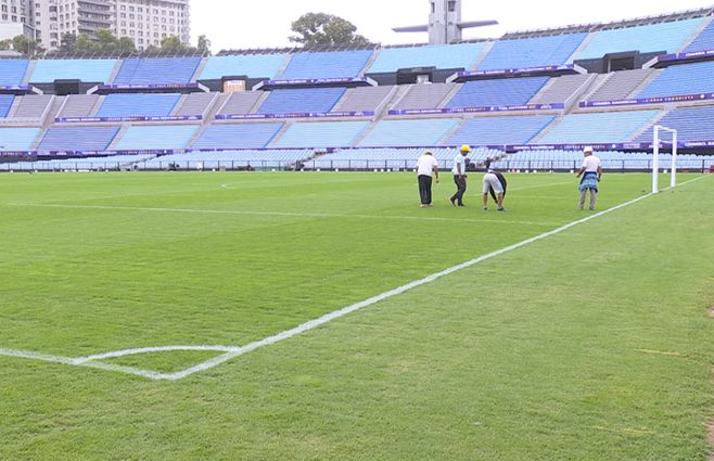 El Estadio Centenario casi pronto.