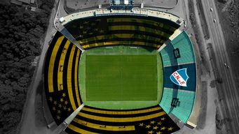 Ubicación de hinchas en un clásico jugado en el Campeón del Siglo. Santiago González confirmó que el próximo se jugará con hinchas visitantes.