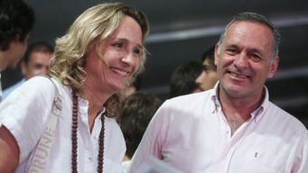 Foto: FocoUy. Laura Raffo y Álvaro Delgado.