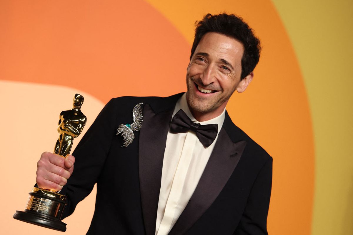 Adrien Brody conquista el segundo Óscar de su carrera con El Brutalista