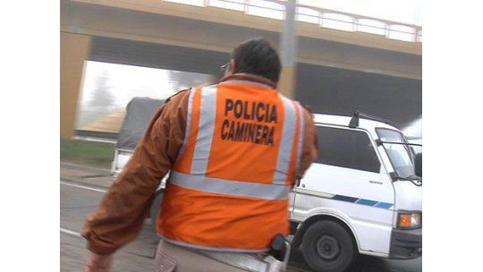 Policía Caminera advierte sobre el alerta climática del jueves