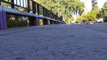Foto: Subrayado. Puente de avenida Sarmiento, en Punta Carretas.