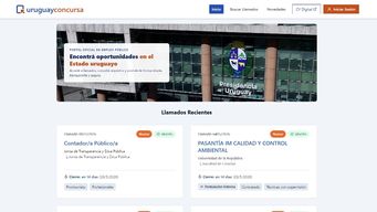 a 15 anos del portal uruguay concursa, el sitio web fue renovado y sumo herramienta de ia para accesibilidad