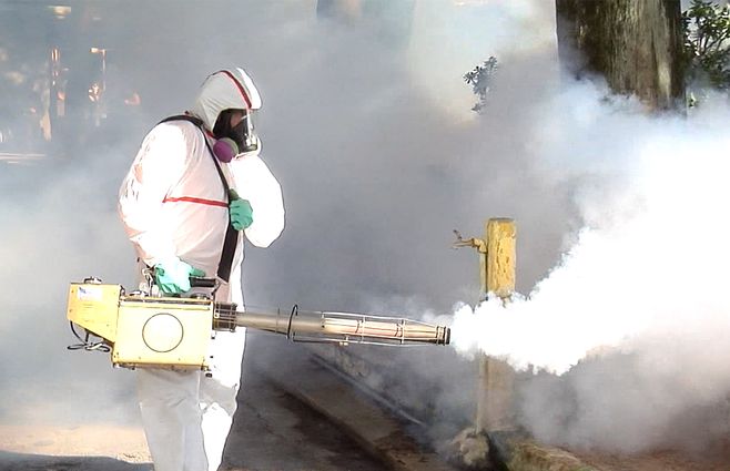 MSP fumiga por control de mosquitos, ante aumento de casos de dengue.