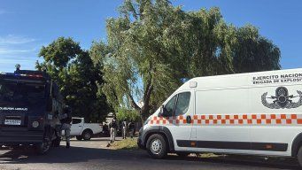 Operativo de la Policía en Boix y Merino. Foto: María Eugenia Scognamiglio, Subrayado.