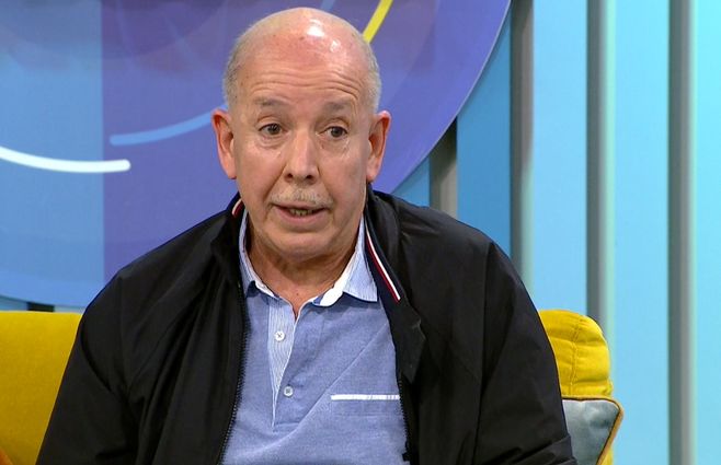 Nubel Cisneros en el programa La mañana en casa, de canal 10.