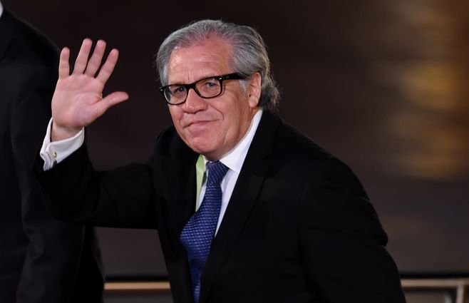 Luis Almagro en la cumbre de Perú de abril de 2018.