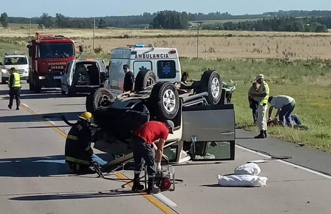 Accidente en ruta 8, kilómetro 93