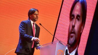 Lacalle Pou en el CED. Foto: FocoUy