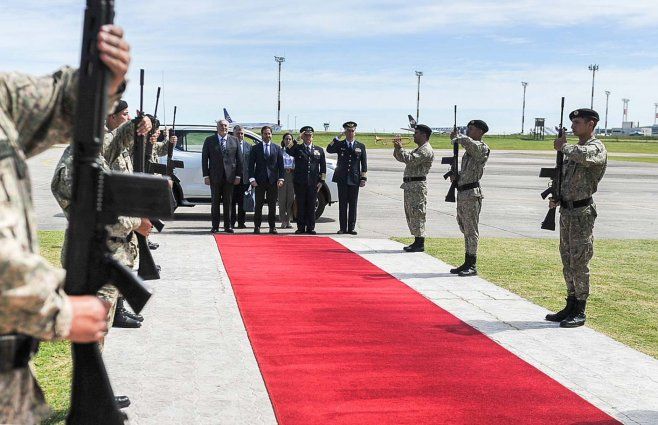 Foto: Presidencia. Lacalle Pou arribó a Uruguay este sábado.
