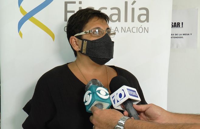 Fiscal de Rivera Alejandra Domínguez.