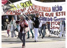 Marcha por enfermero de Hospital Español asesinado
