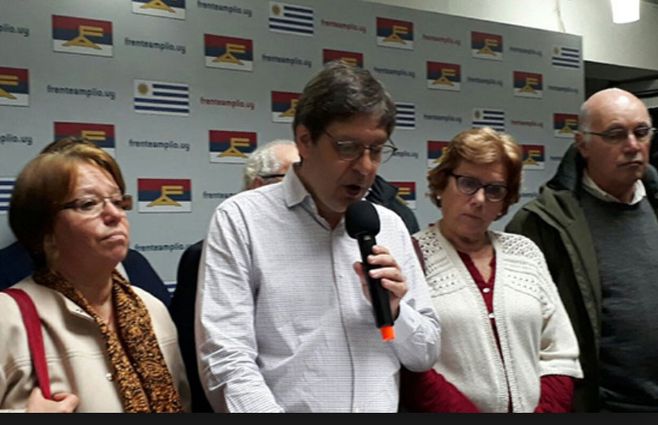 El presidente del FA Javier Miranda fue decisivo en la salida del gobierno de Raúl Sendic