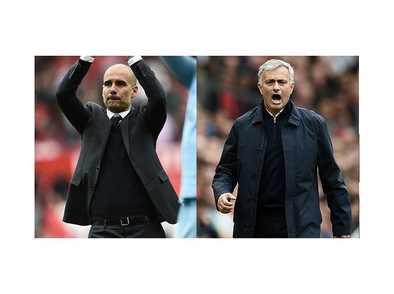 Pep le ganó a Mou 2-1 el derbi de Mánchester y lidera la Premier