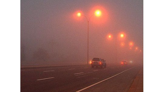 Alerta amarilla por nieblas persistentes