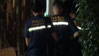 Homicidio en el asentamiento 24 de Junio. Foto: policía científica (archivo Subrayado).