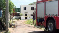 Foto: Subrayado. El fuego afectó a, al menos, dos viviendas en Maldonado Nuevo.