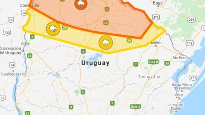 alerta meteorologica para la zona norte del rio negro