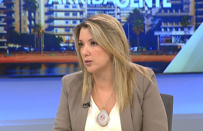 Valeria Ripoll en Arriba Gente, jueves 17 de abril de 2025.&nbsp;