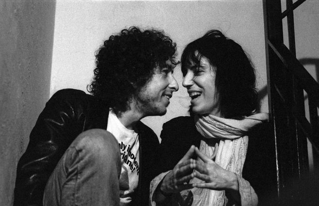 Smith con Bob Dylan