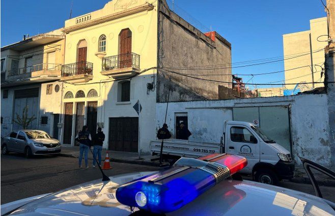 Foto: Subrayado. Escena del intento de homicidio, en barrio Reus.