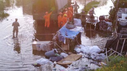 saldo del temporal: voladuras de techos, 35 evacuados y 4 rutas cortadas