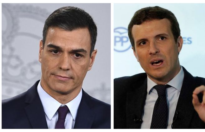 El socialista Sánchez y el popular Casado se enfrentarán en las urnas a fines de abril