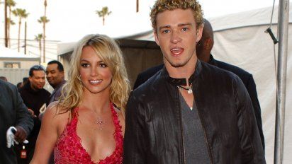 Britney Spears y Justin Timberlake en 2002