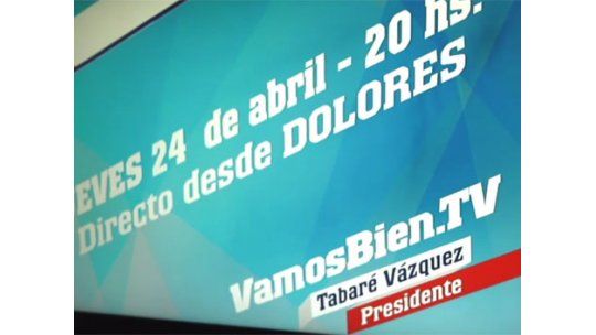 Tabaré Vázquez tiene nuevo sitio web y jingle de campaña