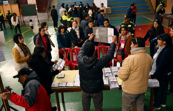 Elecciones en Bolivia. Foto: AFP