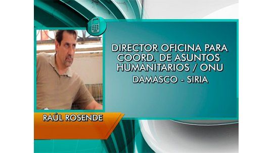 Uruguayo en Siria al frente de asistencia humanitaria de ONU