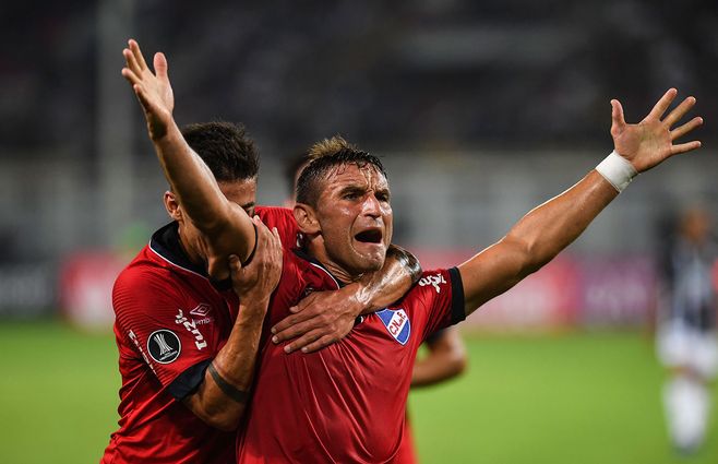 Gonzalo Bergessio, goleador y figura excluyente de Nacional.&nbsp;