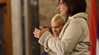 Acto de reparación del Estado por el crímen de las Muchachas de Abril. Foto: Foco UY