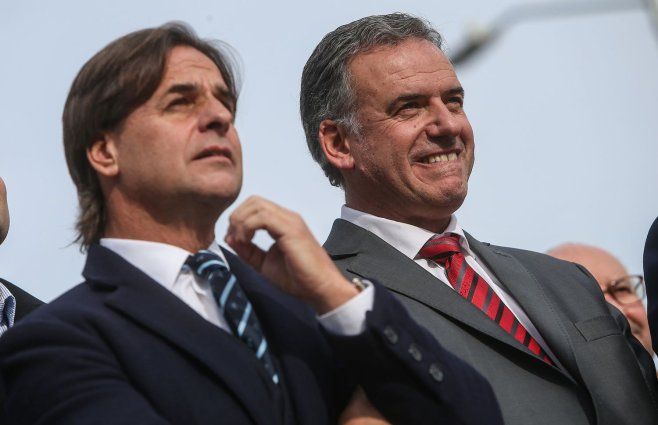Orsi y Lacalle Ppu, juntos. Foto: FocoUy