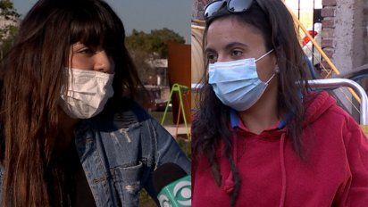 ayrina y florencia son beneficiarias de los jornales solidarios