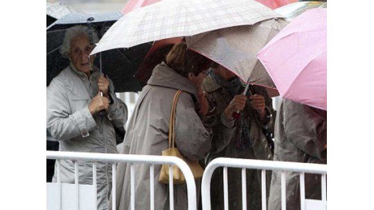Hoy siguen las precipitaciones: mañana mejora el tiempo