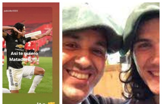 El mensaje de la polémica y el amigo a quien Cavani dedicó su agradecimiento